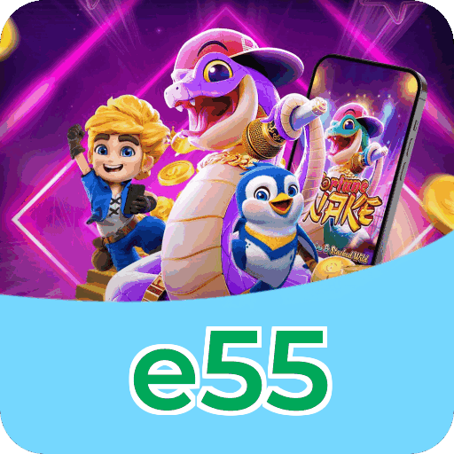 Fluxo de download do app e55 — referência visual